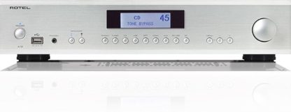 Rotel A12 also comes in Silver at Steve Bennett Hi-Fi Geelong